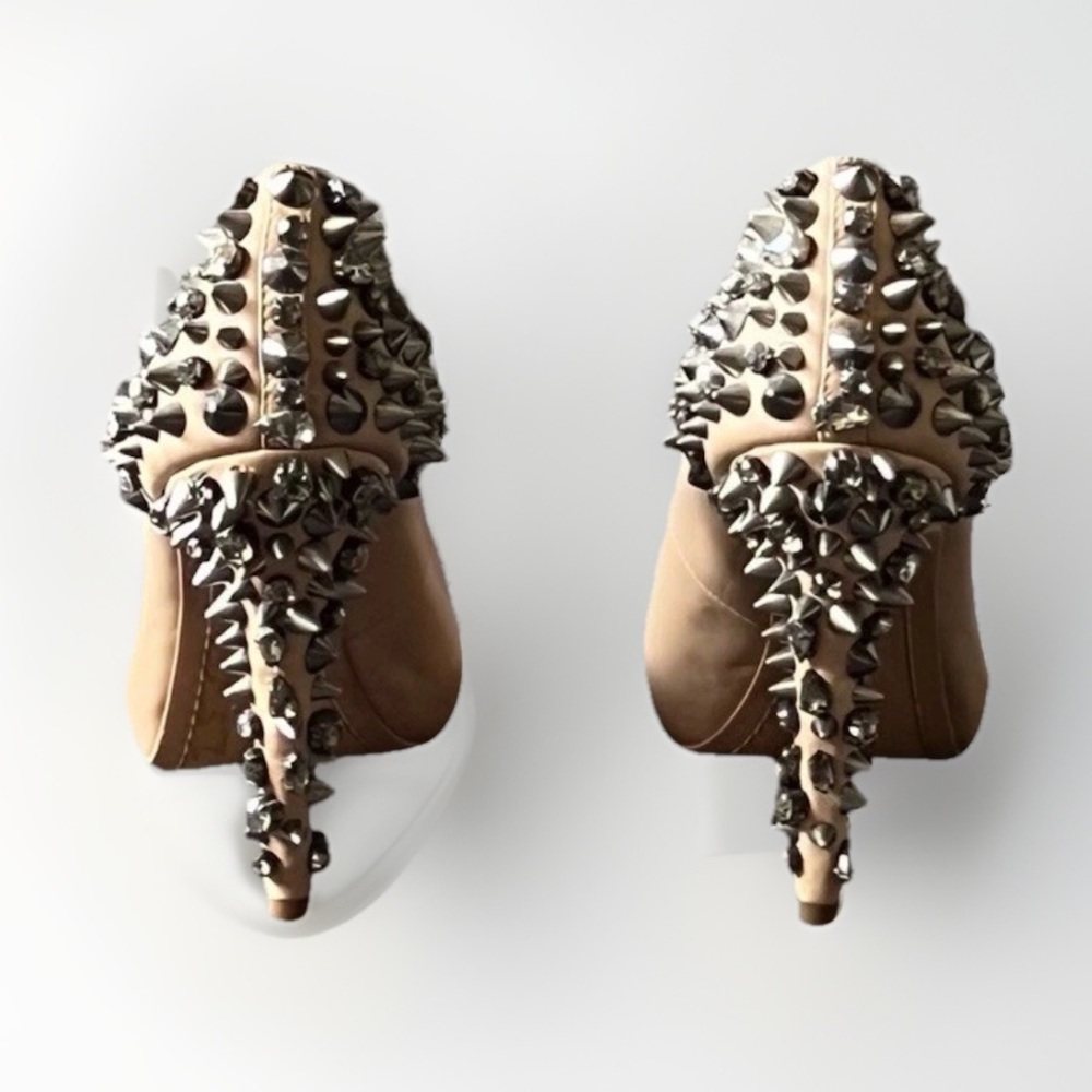 Sam Edelman LORISSA Leather Studded Heels - Picture 7 of 9